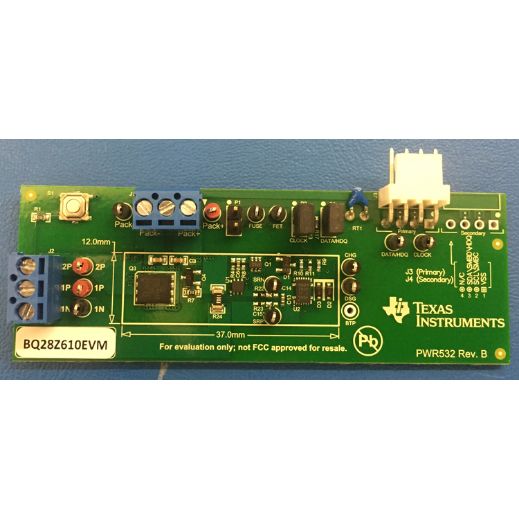 BQ28Z610EVM-532 BQ28Z610单电池对2电池可编程电池管理器评估模块板图像
