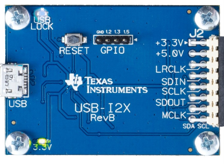 USB-I2X板（包括在套件中），用于将PCM1864EVM连接到用户的PC