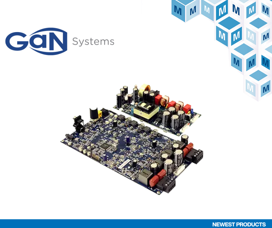 贸泽备货GaN Systems的新款GS-EVB-AUD-xx1-GS 音频评估板