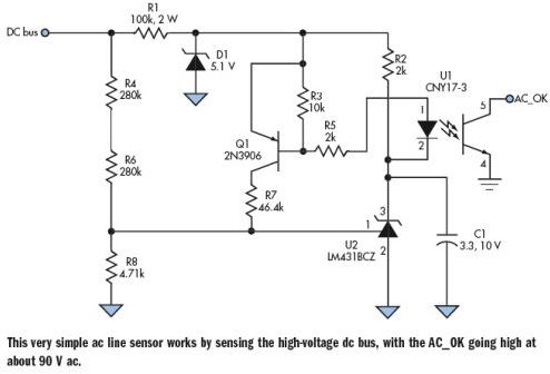 交流传感器在电路感应高压直流总线中的应用-方案运用