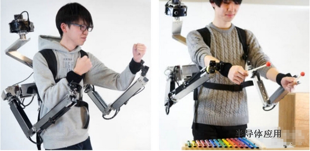 日本年轻教授研发机械臂背包 可用VR远程控制