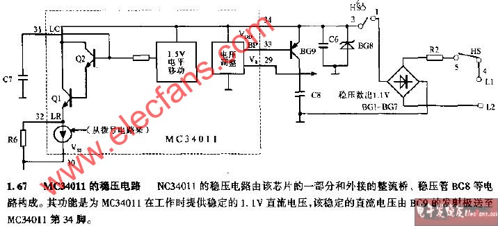 MC34011的稳压电路