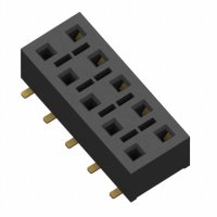 HLE-105-02-G-DV-BE-K-TR_矩形连接器插座，母插口