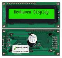NHD-0116AZ-FSPG-GBW_显示器模块